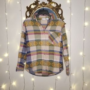 VINTAGE backroad blues western cotton shirt